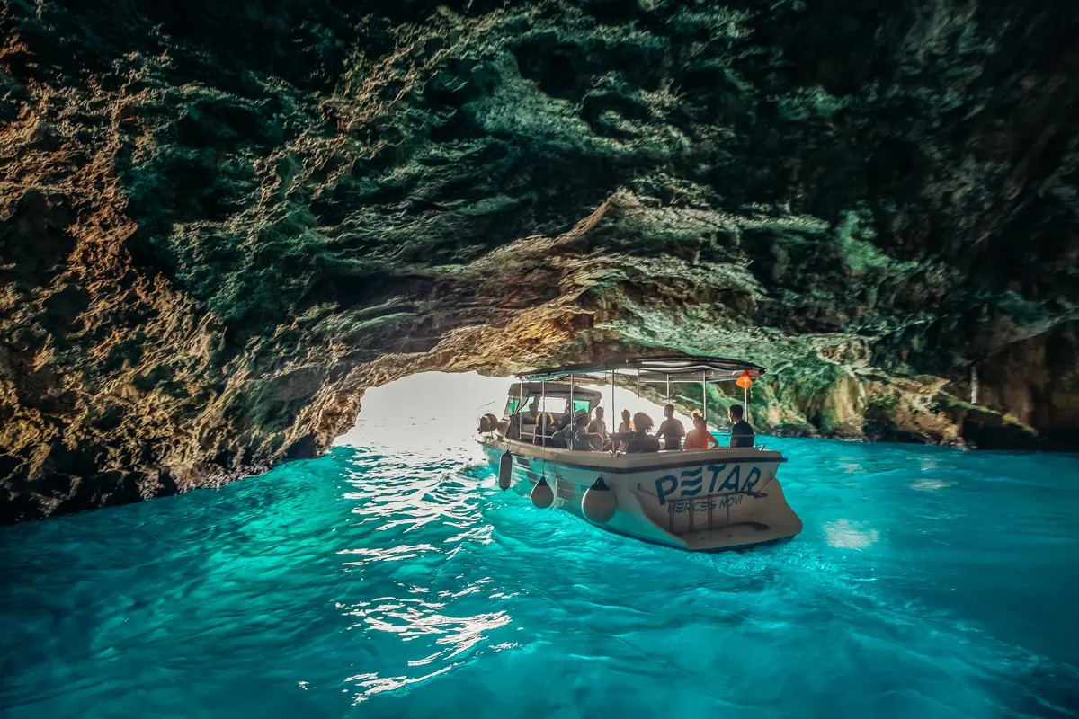 Blue Cave and Zanjice Beach Group/Ticket Tour